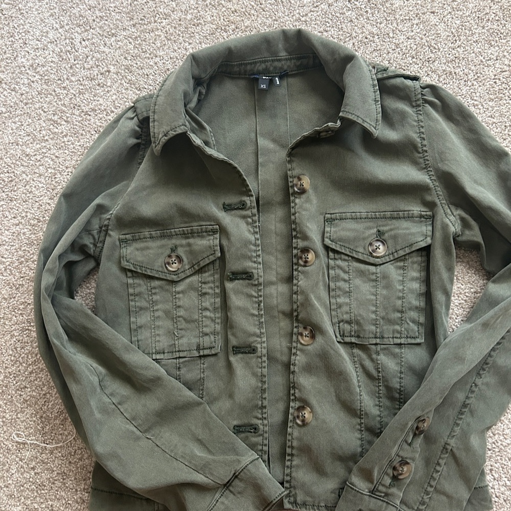 Paige Pacey Crop Button-Up Jacket